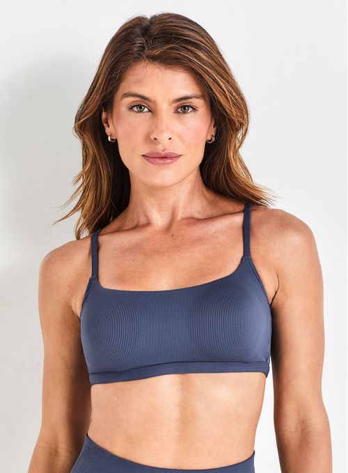 Sostén Sutop® con tirantes, con copa sin barba y tela acanalada, Sport Deluxe Tailored 51420