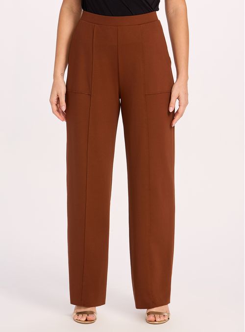 Pantalón Recto Interlock Luxury 20675