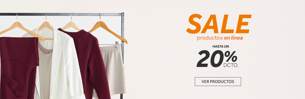 SALE piezas en linea hasta 20%OFF